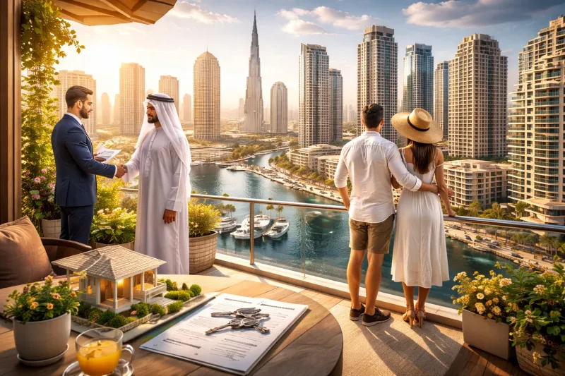 Luxurious Dubai marina real estate tour