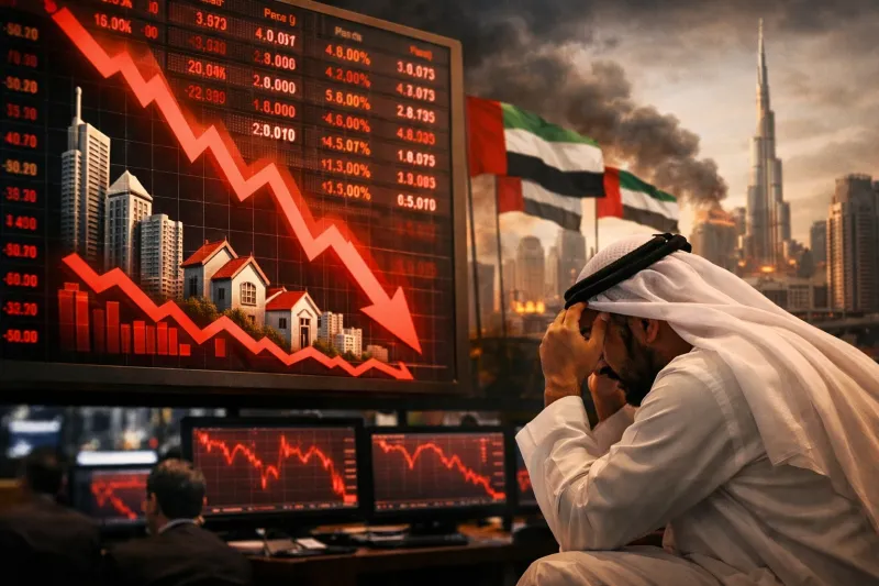 UAE Stocks Plunge Amid Geopolitical Uncertainty