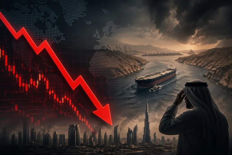 Market decline and geopolitical tension