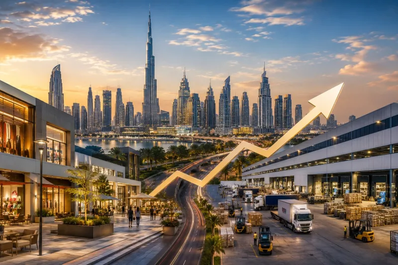 Dubai Skyline Growth and Urban Commerce